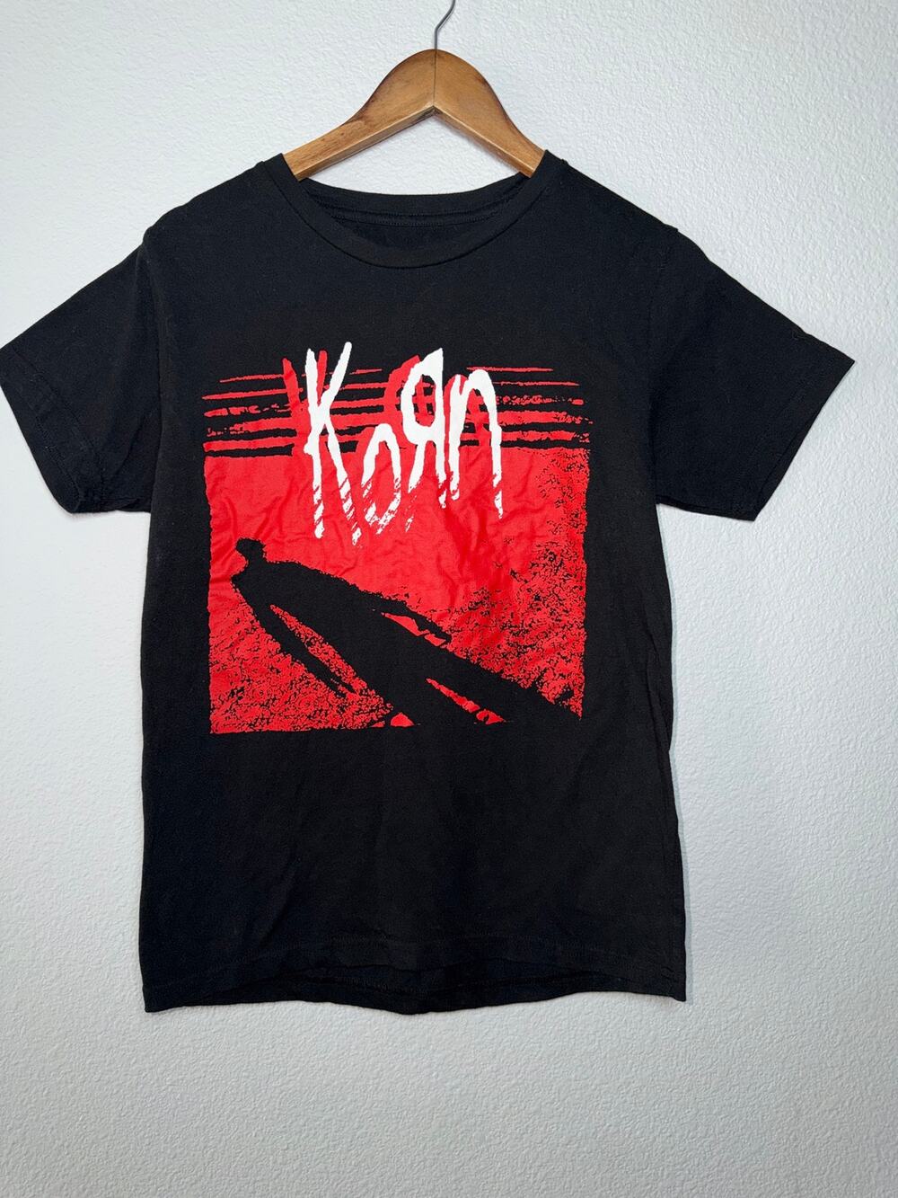 Korn Graphic Band Small Black Red Album Cover Nu Metal Tee